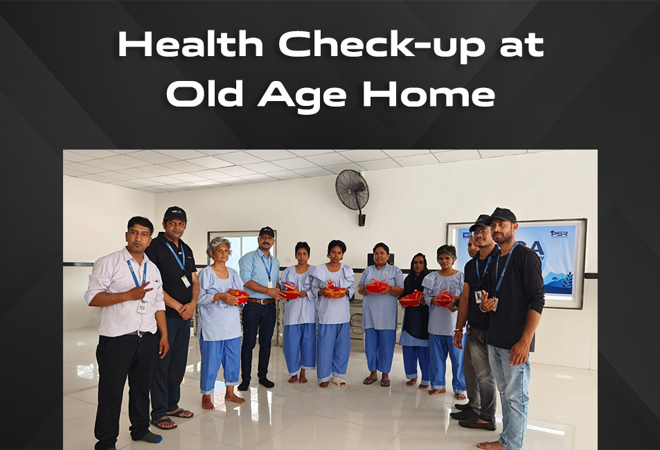 Health check-up at Old age home kota- 21st June 2023